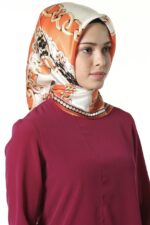 Misiny-%100 İpek Eşarp -2411007 - Görsel 3