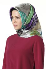 Misiny-%100 İpek Eşarp -411002/B - Görsel 2