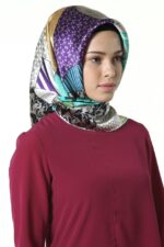 Misiny-%100 İpek Eşarp -411002/B - Görsel 3