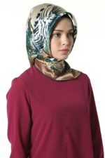 Misiny-%100 İpek Eşarp -411012/B - Görsel 3