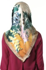 Misiny-%100 İpek Eşarp -411012/B - Görsel 4