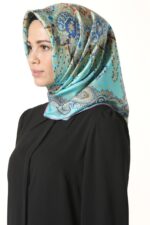 Misiny-%100 İpek Eşarp Twill - 008 - Görsel 2