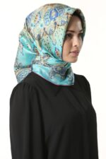 Misiny-%100 İpek Eşarp Twill - 008 - Görsel 3