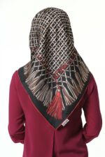 Misiny-%100 İpek Eşarp Twill - 013 - Görsel 4