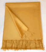 Misiny-%100 Saf İpek Şal - A.Gold (Ufak Hatalı )