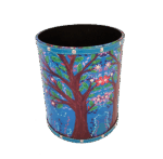 Misiny-Ağaç Desenli Deri Çöp Kutusu Seti-006 - Görsel 2