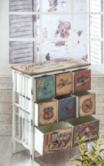 Misiny-Ahşap ve Metal Çekmeceli Dolap-004 - Görsel 2