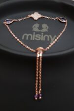 Misiny-Asansör Kilit Toz Zirkon Taş Bileklik -2 - Görsel 2