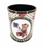 Misiny-Ayıcık Desenli Deri Çöp Kutusu Seti - Görsel 2