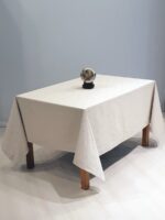 Misiny-Balıksırtı Bej Rengi Masa Örtüsü - Görsel 2