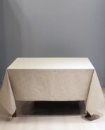 Misiny-Balıksırtı Bej Rengi Masa Örtüsü - Görsel 3