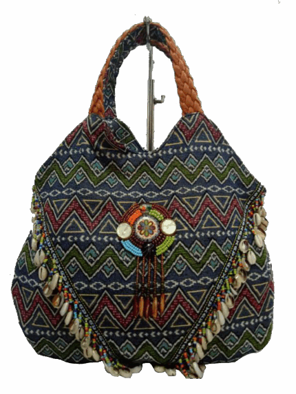 Misiny-Boho Gri Çanta