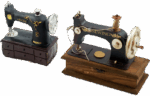 Misiny-Büyük Boy Dekoratif Nostaljik Dikiş Makinesi Maketi - Görsel 3