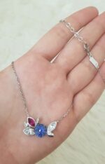 Misiny-Çiçek Desen Set 2 - Yüzük Küpe ve Kolye - Görsel 2