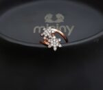 Misiny-Çiçek Desenli Taşlı Yüzük (Rose) - Görsel 4