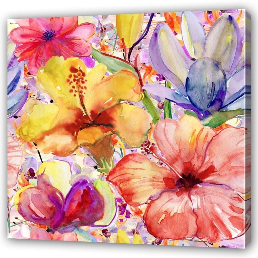 Misiny-Çiçekler Yağlı Boya Tablo 009 - 80 x 80 cm Misiny-Çiçekler Yağlı Boya Tablo 009 - 80 x 80 cm