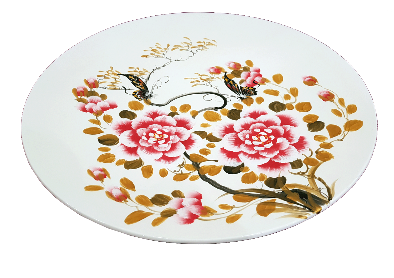 Misiny-El Boyama Dekoratif Büyük Boy Tabak Misiny-El Boyama Dekoratif Büyük Boy Tabak