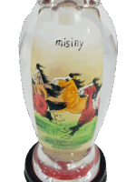 Misiny-El Boyaması Cam Aksesuar-ATLAR-8x21 cm - Görsel 2