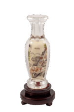 Misiny-El Boyaması Cam Aksesuar-Uzak Doğu-8x21 cm