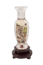 Misiny-El Boyaması Cam Aksesuar-Uzak Doğu-8x21 cm - Görsel 2