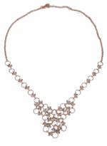 Misiny-Elmas Montur Kolye -1 (Rose)