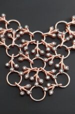 Misiny-Elmas Montur Kolye -1 (Rose) - Görsel 3