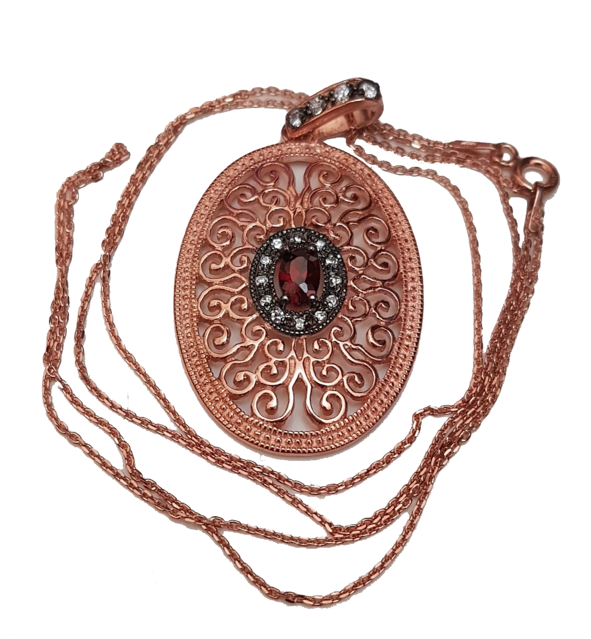 Misiny-Elmas Montur Kolye -2 (Rose) Misiny-Elmas Montur Kolye -2 (Rose)