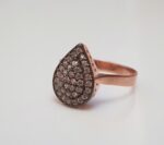 Misiny-Elmas Montur Set-5 (Rose)- Yüzük Küpe ve Kolye Ucu - Görsel 4