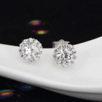 Misiny-Gümüş Allium Küpe - Görsel 3