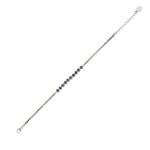 Misiny-Gümüş Su Yolu Taşlı Bileklik - Görsel 2