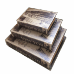 Misiny-Kitap Şeklinde New York Kutu-3'lü