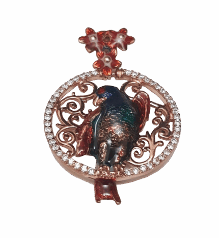 Misiny-Kuş Kolye Ucu (Rose)