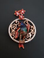 Misiny-Kuş Kolye Ucu (Rose) - Görsel 2