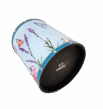 Misiny-Lavanta Desenli Deri Çöp Kutusu Seti - Görsel 2