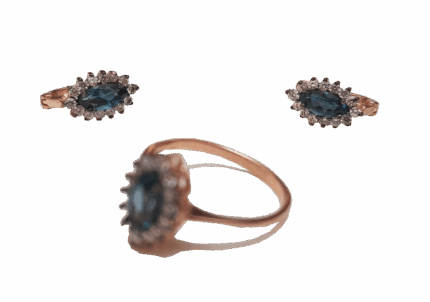 Misiny-London Topuz Taş Set (Rose)