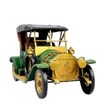 Misiny-Nostaljik Metal Sarı Yeşil Araba Maketi