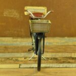 Misiny-Nostaljik Siyah Klasik Sepetli Metal Bisiklet Maketi - Görsel 2