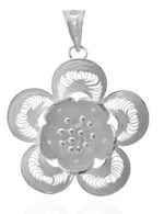 Misiny-Papatya Gümüş Telkari Set - Görsel 3