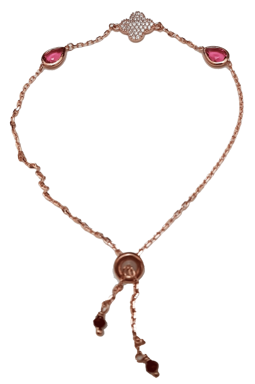 Misiny-Renkli Zirkon Taşlı Bileklik - 1 (Rose) Misiny-Renkli Zirkon Taşlı Bileklik - 1 (Rose)