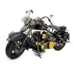 Misiny-Siyah Metal Motosiklet maketi - Görsel 2