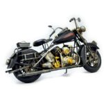 Misiny-Siyah Metal Motosiklet maketi - Görsel 3