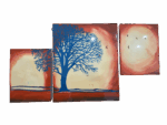 Misiny-Sonbahar Yağlı Boya Tablo 006 - 30 x 40 x 2 - 50 x 60 cm