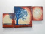 Misiny-Sonbahar Yağlı Boya Tablo 006 - 30 x 40 x 2 - 50 x 60 cm - Görsel 2