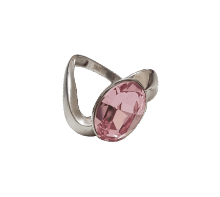 Misiny-Pembe Taşlı Yüzük -2