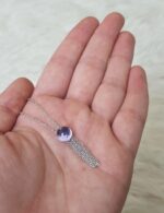 Misiny-Top Taşlı Set 1 - Küpe ve Kolye - Görsel 4