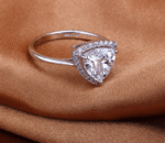 Misiny-Üçgen Gümüş Yüzük - Görsel 2