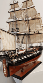 Misiny-USS Constitution Painted Gemi Maketi - Görsel 2