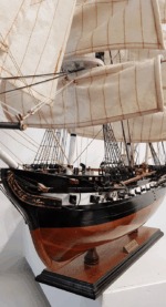 Misiny-USS Constitution Painted Gemi Maketi - Görsel 4