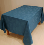 Misiny-Yaprak Desenli Petrol Masa Örtüsü - Görsel 2