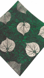 Misiny-Yeşil Yaprak Desen El Boyama Dekoratif Tabak Seti -3'lü - Görsel 3